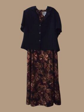 J Taylor Vintage 2 Piece Set Sz 18 Length 51"